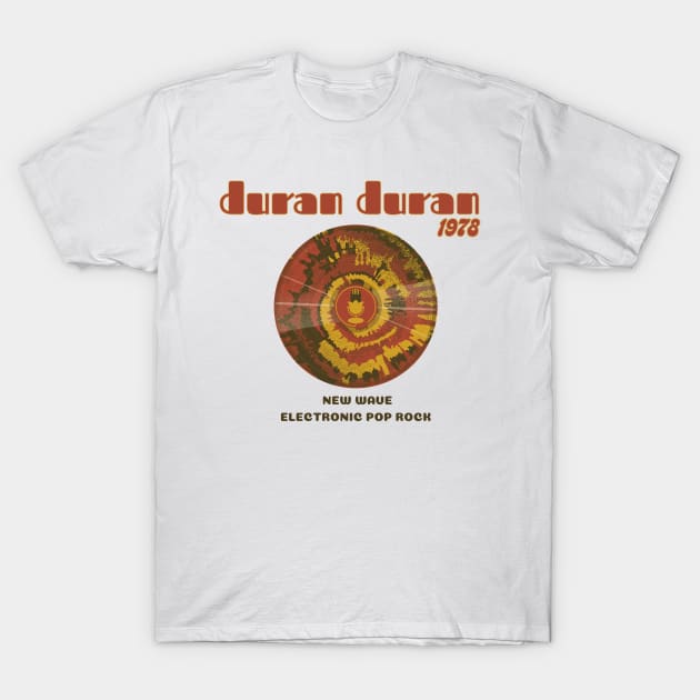 Duran Duran vinyl records T-Shirt by Animals Project